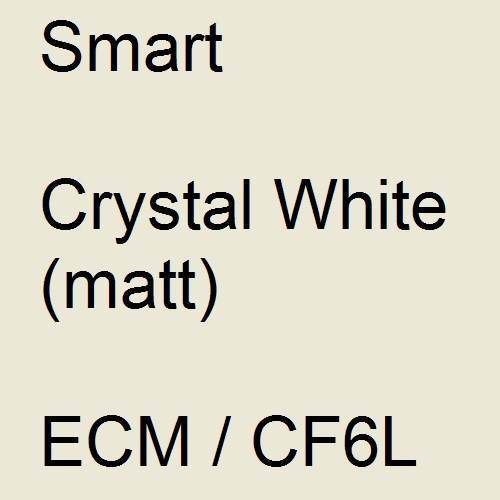 Smart, Crystal White (matt), ECM / CF6L.